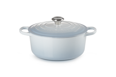 Le Creuset Cast Iron Signature Round Casserole 26cm Coastal Blue